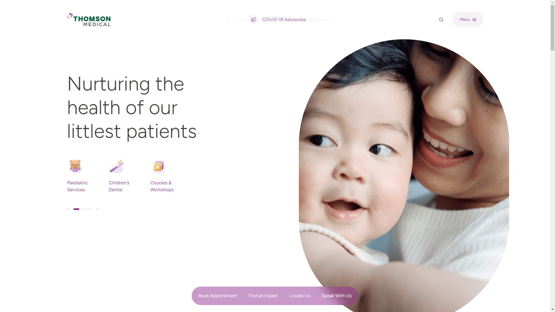 Thomson Medical Website